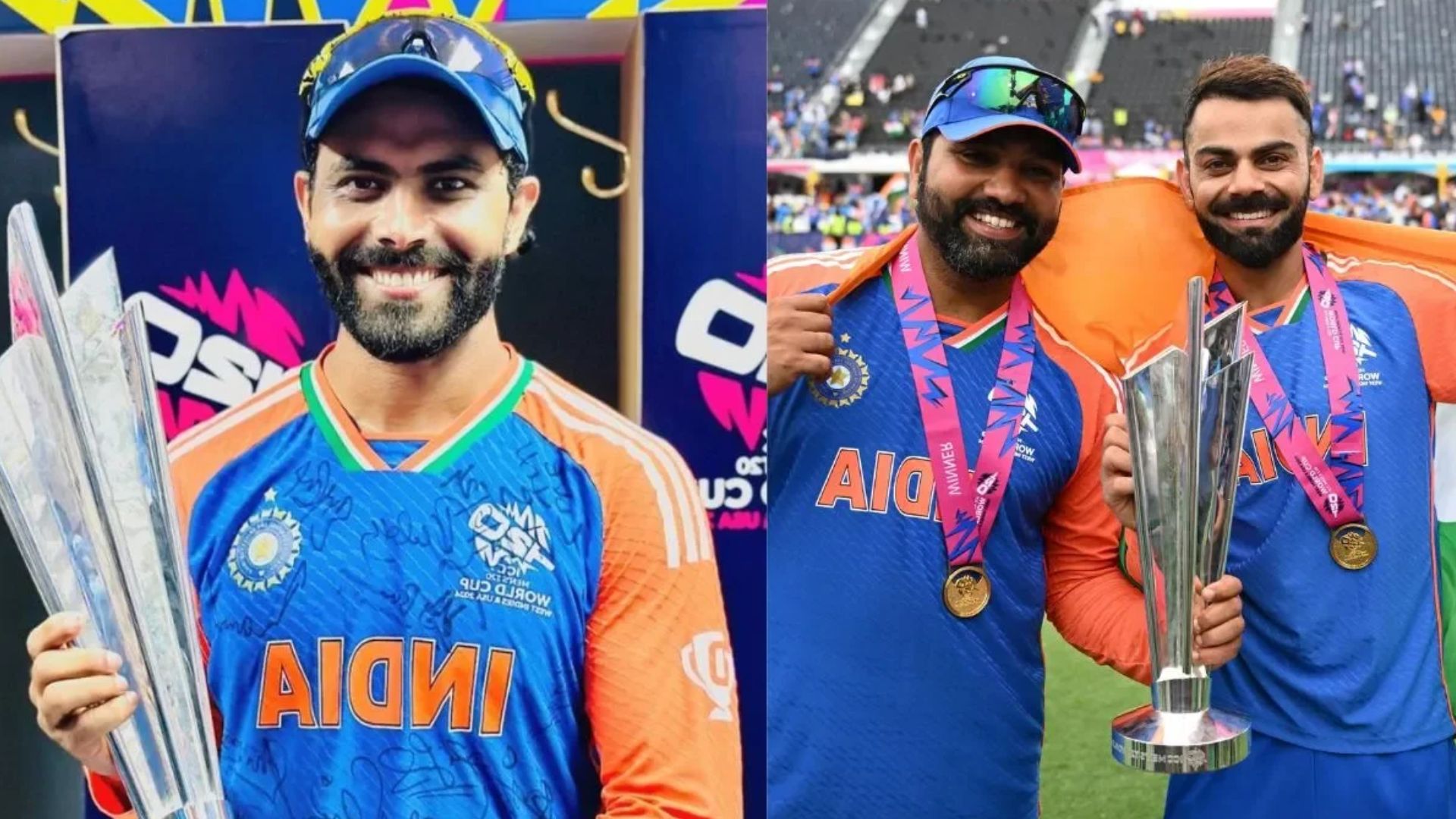 Rohit Sharma Virat Kohli Ravindra Jadeja Ne T20 International Match