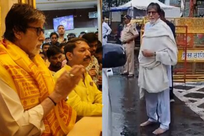 Abhishek Bachchan Ki Ghoomer Ki Release Se Pehle Siddhivinayak Mandir Poche Amitabh Bachchan Nange Pair Prathna Karne