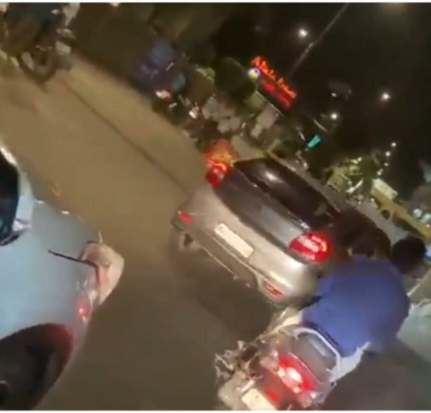 Bike ko 3Km Tak Ghasit Te Hue Legaya Car Driver At Nagpur Hit Run Mammla Video Viral Hua