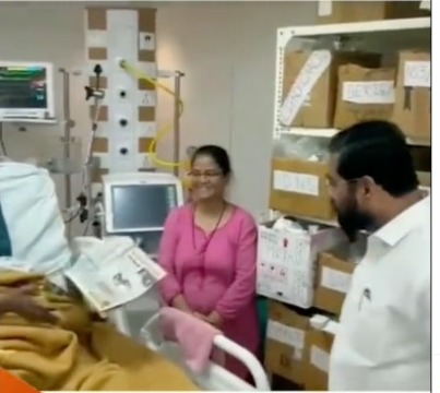 South Mumbai KEM Hospital Me Surprise Visit Kiya CM Shinde Ne General Ward Ke Patients Se Mulaqat Kiya