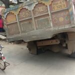 Truck Ka Tyre Dhansa Road Par At Malwani 8 Number Near BEST Bus Terminus Malad