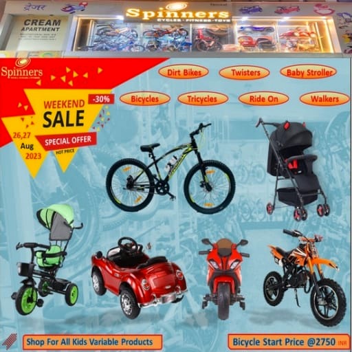 WEEKEND OFFER ON SPINNERS SHOP 1