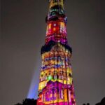 Kutub Minar Ko Sajaya Gaya Delhi Me G20 Ke Chalte Laser Show Se Dikhaya Chandryana Ki Kamyabi