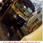 Auto Fare Rejected at Bandra East BKC Short Distance Fare Nahi Lejate Bandra Ke Auto Wale
