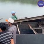 Balu Mafia Par Rok Lagane Ke Liye Mumbra Khadi Me Revenue Department Ki Karwai Illegal Boat Todi Gayi