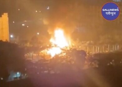 Gas Cylinder Blast Hone Se Buses Aur Aaspass Khadi Gaadiya Jalkar Raakh Hui At Pune