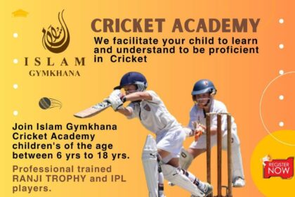 Islam Gymkhana Cricket Academy Ke Liye Baccho Ka Selection Shuru 6 Saal Se 18 Saal Tak Apply Kare