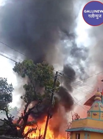 Major Fire In Uran Bhangar S