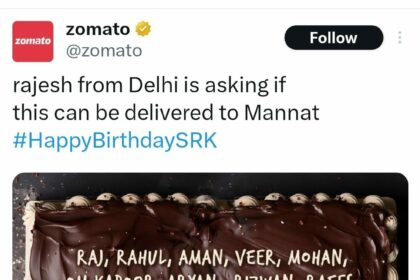 Happy Birth Day SRK Zomato Ne Kiya Shah Rukh Khan Ke Fans Ka Dil Khush