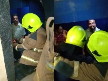 Lift Bandh Hui 5 Log Phane Fire Brigade Ke Jawano Ne Kiya Rescue At Thane