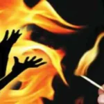 woman burnt alive