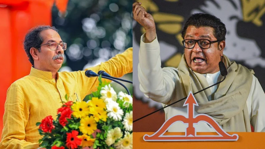 shiv sena ubt chief uddhav thackeray left and mns chief raj thackeray right photo ptix 141329957 16x9 0