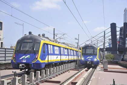 Mumbai Metro at Gundavali Station