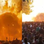 Fire accident Kerala temple festival