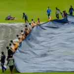 India vs New Zealand Test Day 1 Washout Due to Rain jpg