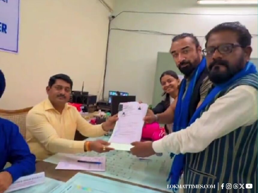 ajaz khan files his nomination 202410831448