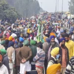 farmers protest live updates up haryana punjab kisan andolan delhi chalo traffic police issues advisory internet ban section 144 latest news