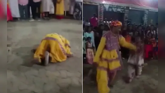 Garba Khelte Hue Aaya Heart Attack, Pune Ke Garba King Ashok Mali Ki Hui Death – Video Viral