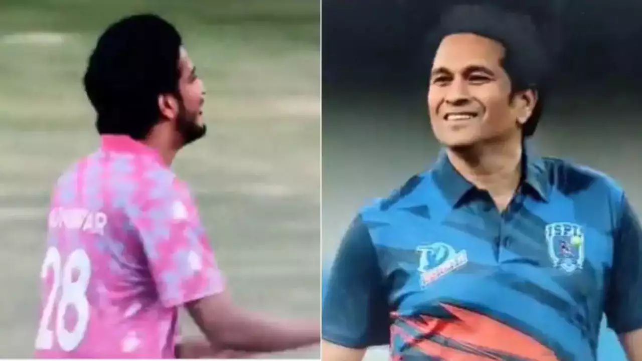 Munawar Farooqui Ne Sachin Tendulkar Ki Wicket Liya, Stadium Me Sannata Cha Gaya, Video Viral