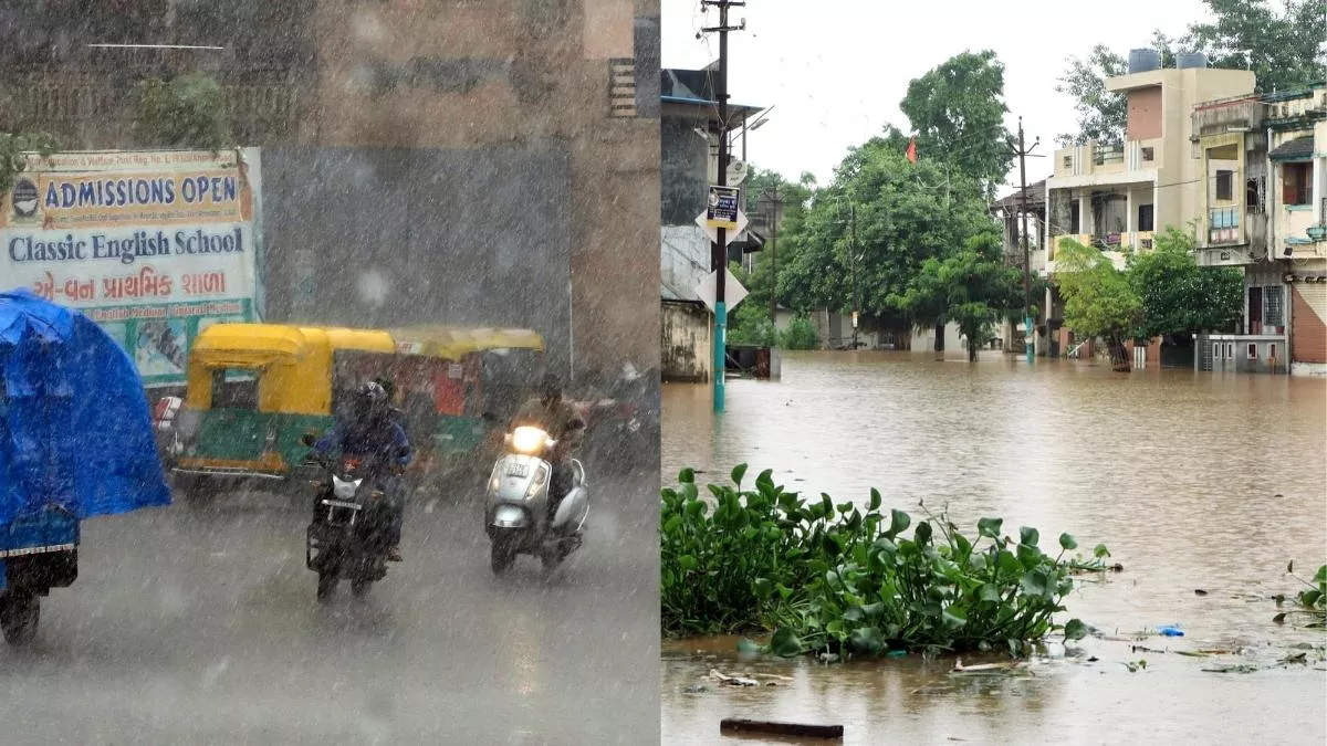 Delhi Me Baarish Ka Qahar – Heavy Rainfall Se Jagah Jagah Pani Bhara, Kayi Jagah Bijli Chali Gayi