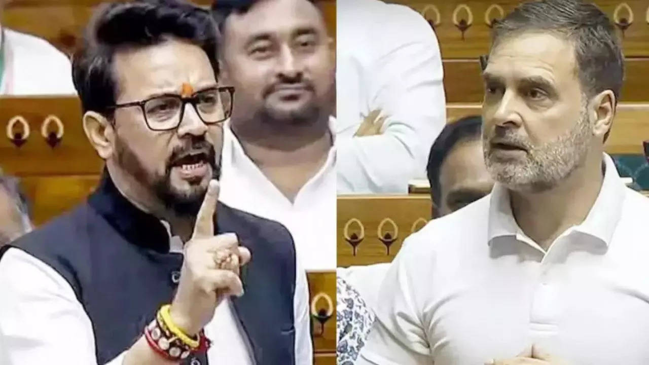 PM Narendra Modi Ke Khilaf Breach Of Privilege Notice Issue Kiya Congress Ne, MP Anurag Thakur Parliament Speech Mamla