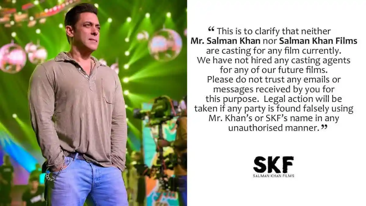 Salman Khan Films Production Company Ne Fake Casting Calls Karne Walon Ko Warn Kiya, Kaha Qanooni Karwai Ki Jayegi