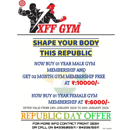 XFF GYM SOUTH MUMBAI’S PRIME SPOT GYM AT DUNCAN ROAD MUMBAI