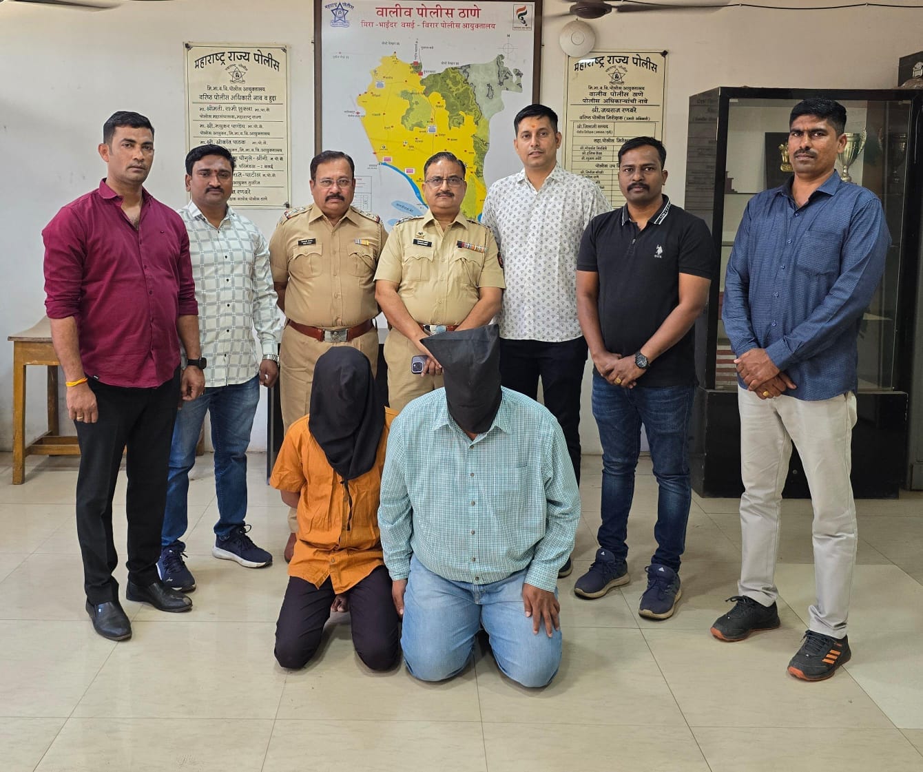 Fraud Case Me 2 Arrested By Vasai MBVV Waliv Police Station, 6.28 Lakh Ka Goods Baramad Kiya Gaya