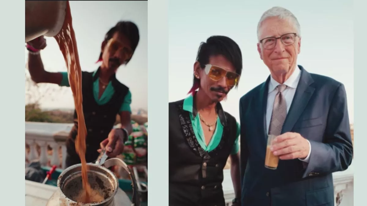 Bill Gates Hue Majboor Dolly Chaiwala Ki Chai Peene Ko, Chai Peekar Social Media Par Video Share Kiya