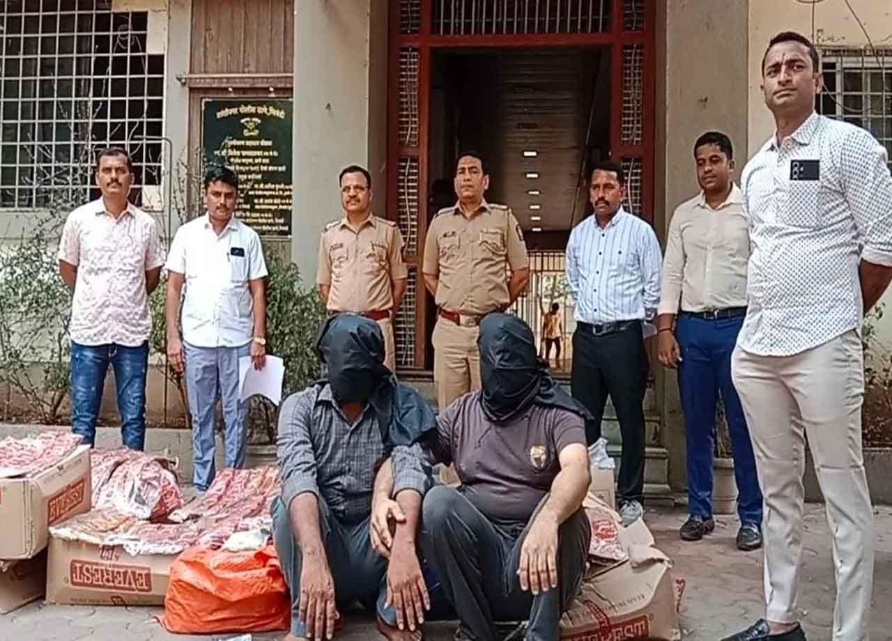 Naqli Masla Sale Karne Aaye 2 Logon Ko Bhiwandi Shanti Nagar Police Ne Arrest Kiya, 4 Lakh Se Zyada Value Ka Naqli Masala Zabt