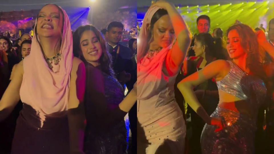 Janhvi Kapoor & Rihanna Groove To Zingaat At Anant-Radhika’s Pre-Wedding Bash; Fans Say ‘Didn’t Expect This Crossover’