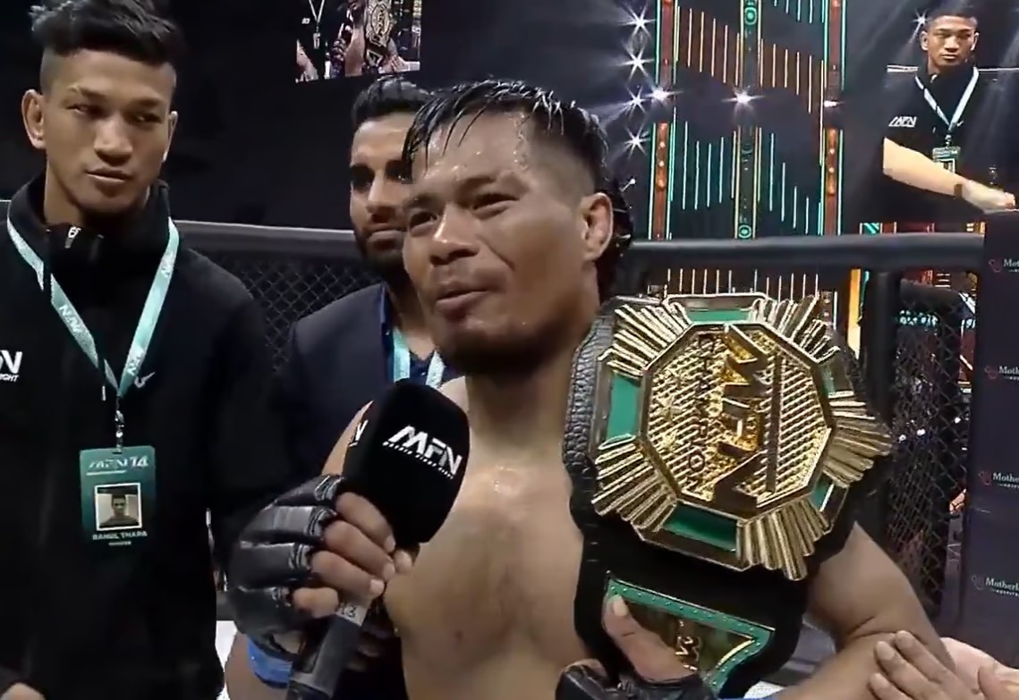 MMA fighter ne Ring se PM Modi ko emotionallyrequest kiya Manipur ki halat bataya, Visit karne kaha