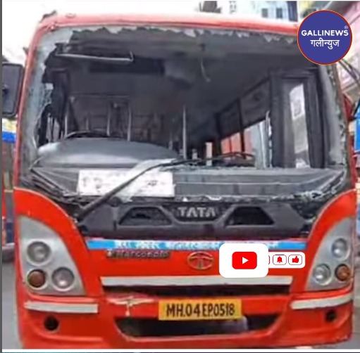 MBMT Bus Ki Takkar Se Mahila Ki Death, Stop Par Khadi Gussayi Public Ne Bus Ki Todphod Kardiya At Bhayander East