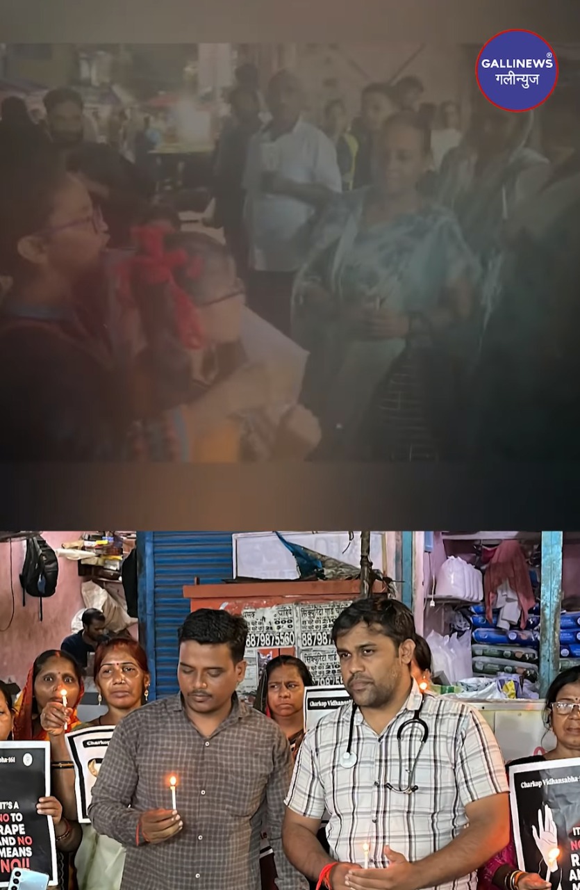 Beti Bachao – Girls Safety Ke Liye Kandivali Me Charkop Ganesh Nagar Ke Logon Ka Candle March