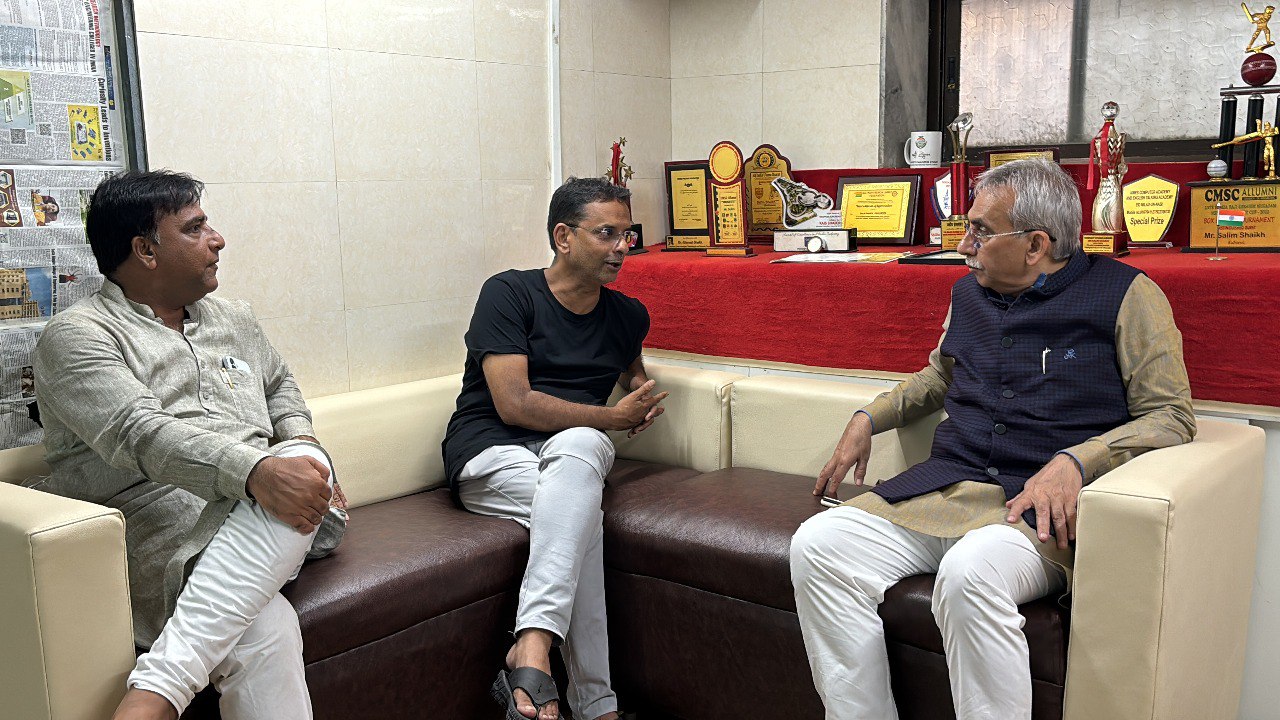 “Heartfelt thanks to MLA Amin Patel for visiting our new office and Studio