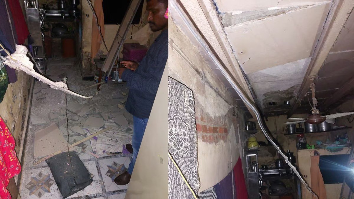 Slab Collapse Hui Slum Ke Ek Ghar Ki At Chembur, 18 Month Old Girl Ki Death Hui Maa Injured Hui