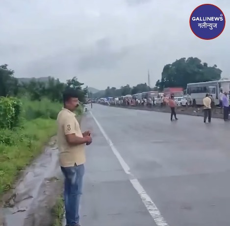 Highway Jaam – Ganeshotsav Ke Mauqe Par Lakhon Log Mumbai Se Konkan Ke Liye Rawana, Mumbai Goa Highway Par Traffic Jaam