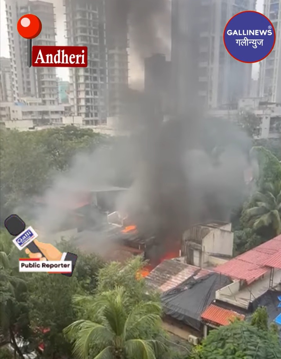 Fire In Second Cross Lane Lokhandwala Complex Andheri West