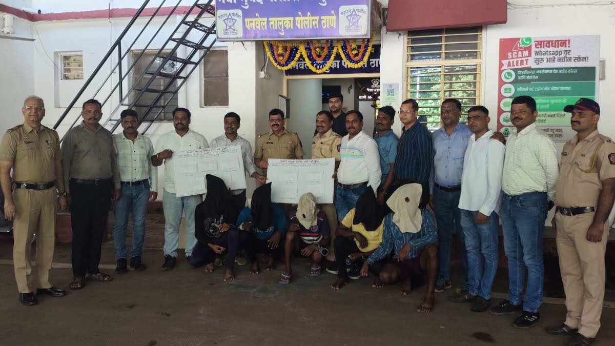 Mumbai Pune Expressway Par Robbery Karne Wale Truck Drivers Ko Lootne Wali Gang Ke 5 Members Arrested By Panvel Police