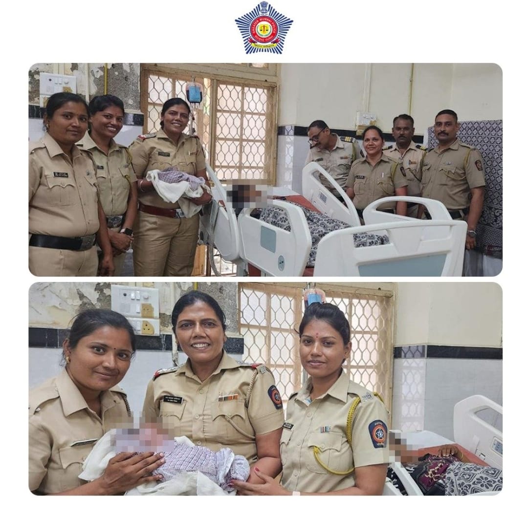 Dongri Police Nirbhaya Squad Team Ne Road Par Mahila Ki Delivery Me Help Kiya, Maa, New Born Boy Sahi Salamat