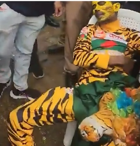 Bangladeshi Cricket Fan Ke Sath Mara Mari Hui? Kanpur Cricket Stadium Se Video Viral, Police Ne Bataya Tiger Beemar Hua Tha