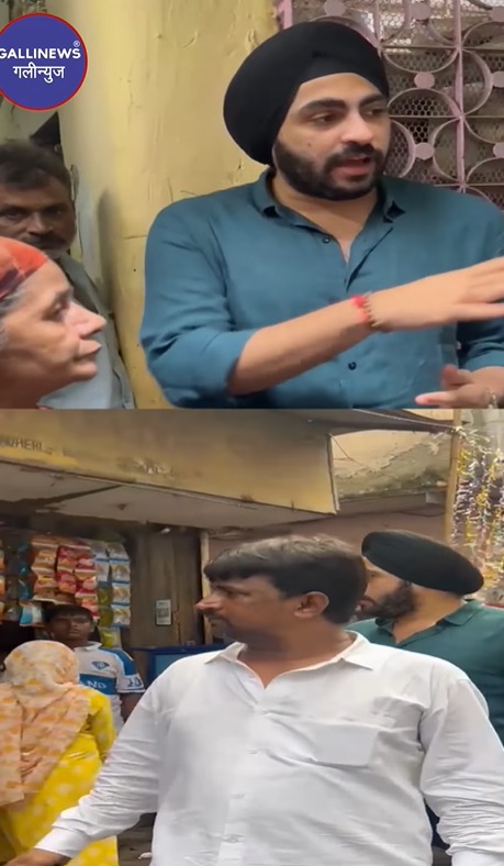 Pani Band Hone Ke Baad Mumbai Youth Congress Vice President Hargun Singh Ne Gerneretor Laga Ke logo Tak Pani Pouchaya At Andheri West