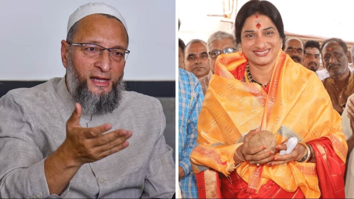Asaduddin Owaisi Harenge 1.5 Lakh Votes Se Samne Lad Rahi BJP Candidate Madhavi Latha Ne, PM Modi Ne Ki Tarif.