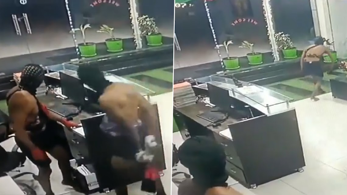 Chaddi Gang Ka Aatank, Hyderabad Ki Ek School Se 8 Lakh Ki Chori, CCTV Viral