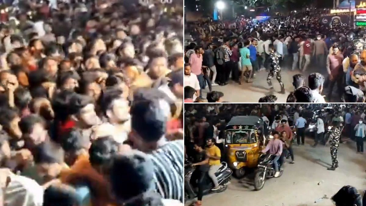 Free Haleem Khane Gaye Logon Ki Bheed Ko Police Ne Lathi Charge Kar Sambhala, Hotel Wale Par Case Darj At Hyderabad