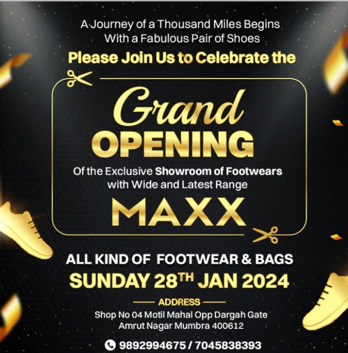 Grand Opening Maxx Shoes & Accessories –in Mumbra!