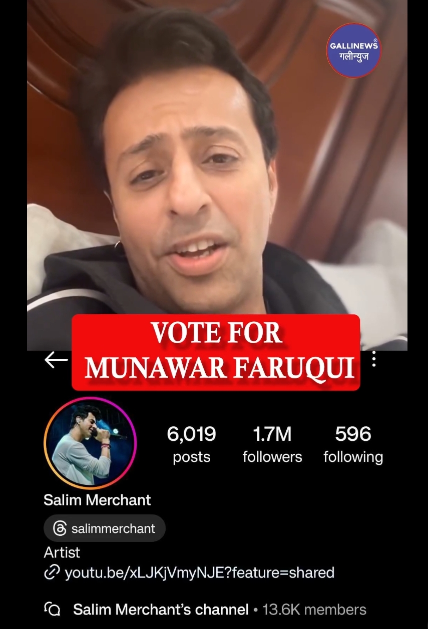 Celebrity and Influencer Appeal to Vote for Munawar Faruqui Part-1