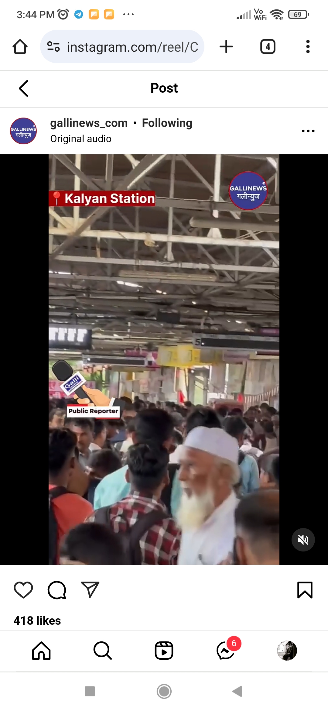 Kalyan Station Par Logon Ki Bheed, Subha 9.50 Baje Train Bahut Late Thi