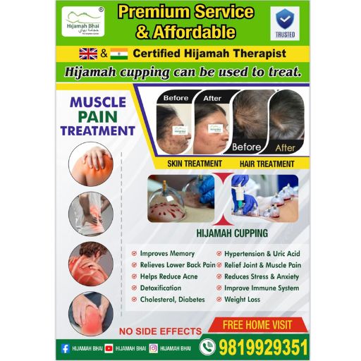 Wet And Dry Cupping Therapy By well known and trustworthy Hijamah Bhai
