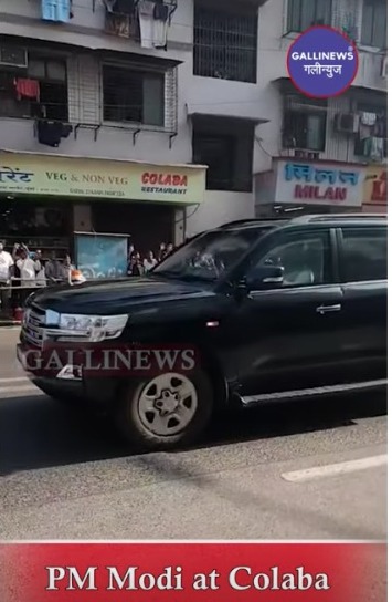 PM Modi At Colaba